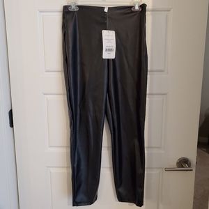 NWT Fabletics leather leggings